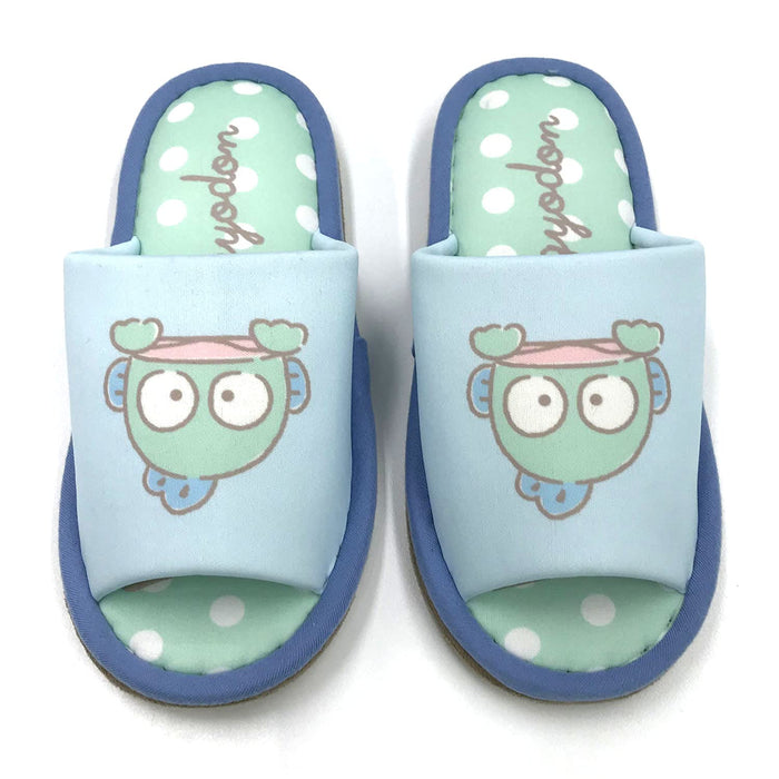 Nippon Slippers Sanrio Hangyodon Blue Soft Slippers 22-24 Cm