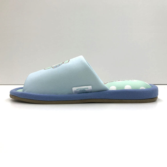 Nippon Slippers Sanrio Hangyodon Blue Soft Slippers 22-24 Cm