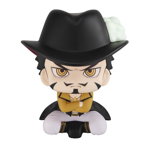 Megahouse One Piece Dracule Mihawk Look Up Figur Sammlerspielzeug