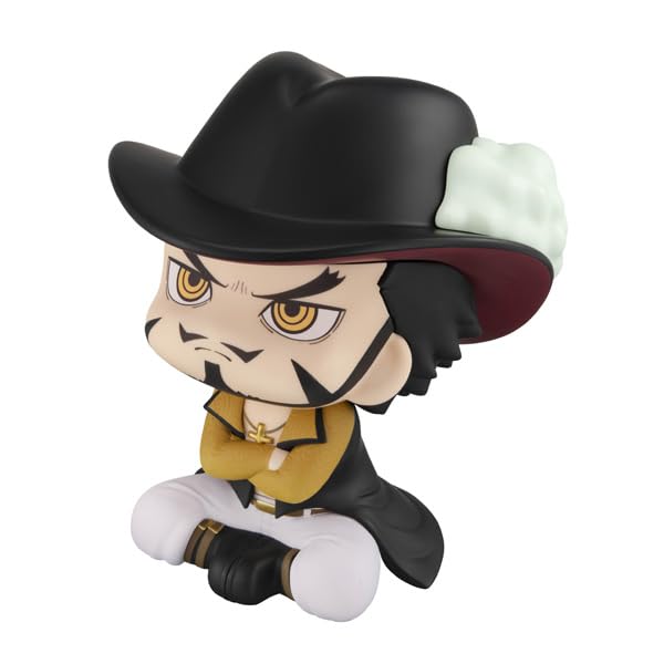 Megahouse One Piece Dracule Mihawk Look Up Figur Sammlerspielzeug