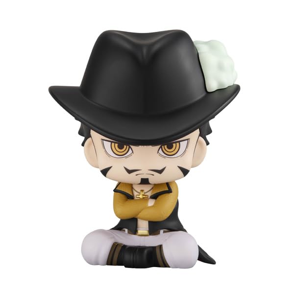 Megahouse One Piece Dracule Mihawk Look Up Figur Sammlerspielzeug