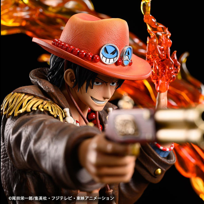 Plex Unique Art Studio One Piece Portgas D Ace Log Collection 1/4 Statue