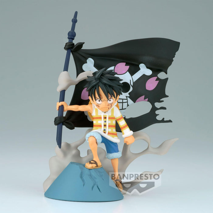 Banpresto One Piece World Collectible Figure Log Stories Luffy Model