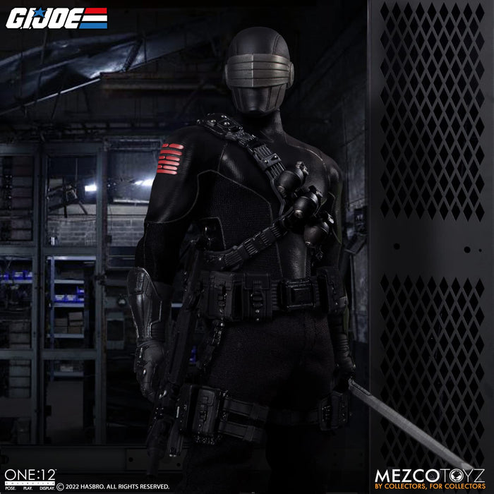 Mezco One:12 Collective GI Joe Snake Eyes 1/12 Action Figure Deluxe Edition