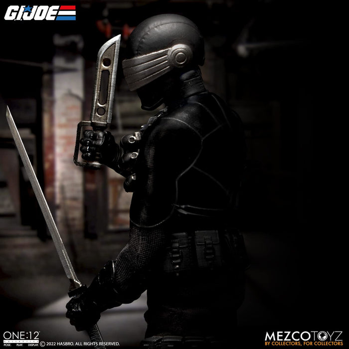 Mezco One:12 Collective GI Joe Snake Eyes 1/12 Action Figure Deluxe Edition