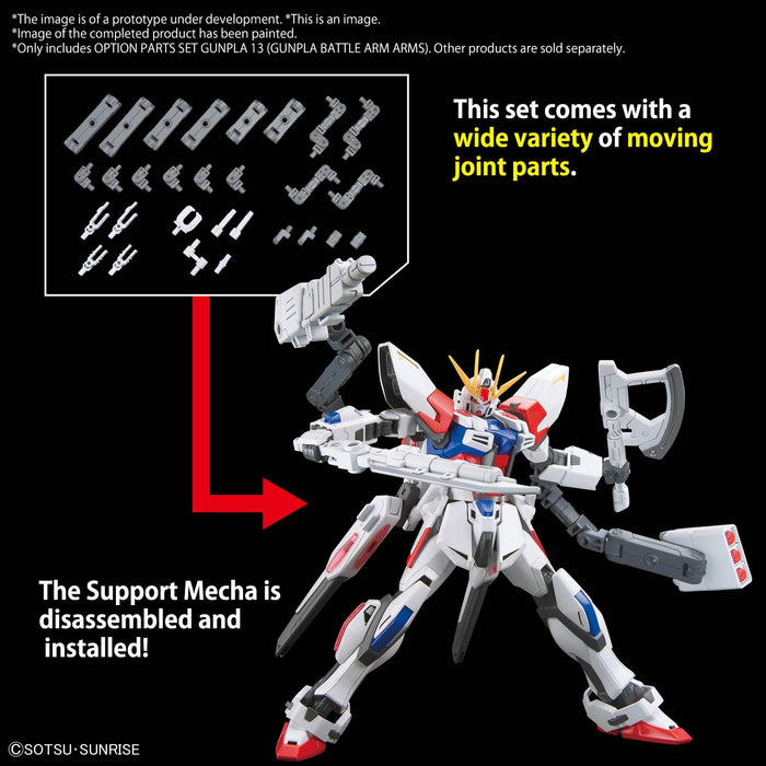 Bandai Optional Parts Set Gunpla 13: Enhance Your Gunpla Battle Arm Arms