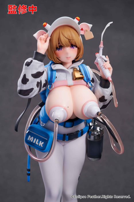 Eclipse Feather Original Milk Tank 1/6 with Acrylic Stand Display