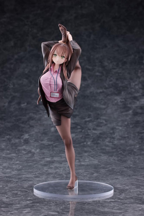 Magi Arts Pink Flexible Office Lady 1/6 Figure with Tapestry