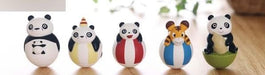Ensky Panda Go Pottery Yurayura Okiagari Koboshi Complete Set Japan Figure- Japan Figure Store - #1 Bring To You The Best Japanese Goods