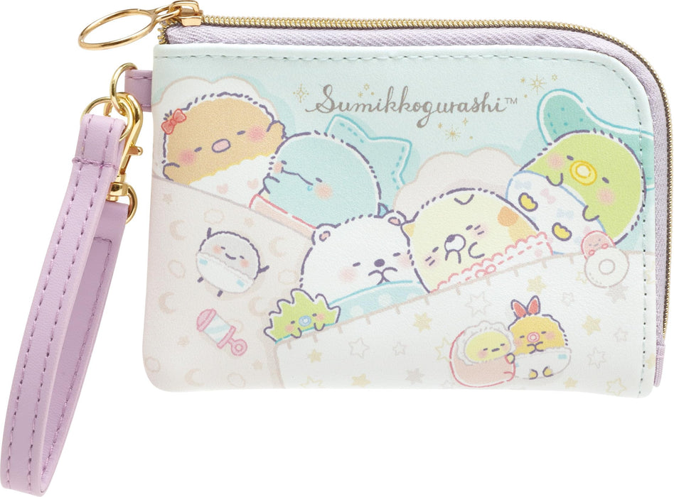 Étui pour passeport bébé San-X Sumikko Gurashi avec pochette pour pièces de monnaie Pb68601