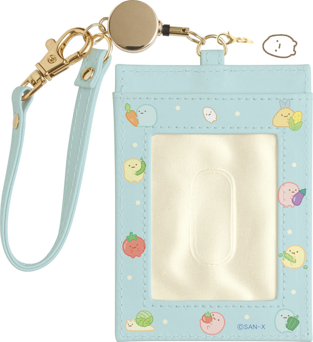 San-X Sumikko Gurashi Welcome Food Kingdom Pass Case With Reel