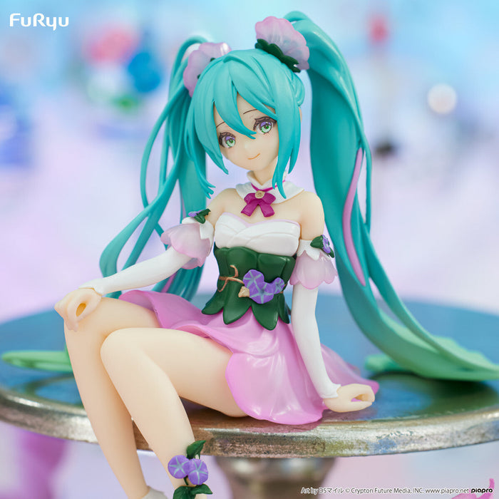 Furyu Piapro Hatsune Miku Flower Fairy Noodle Stopper Pink Figure Asagao