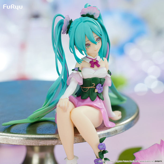 Furyu Piapro Hatsune Miku Flower Fairy Noodle Stopper Pink Figure Asagao