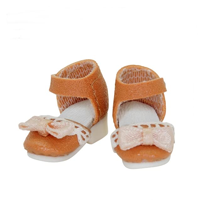 Azone Picco Neemo 1/12 Beige Knöchelriemenschuhe Puppenzubehör