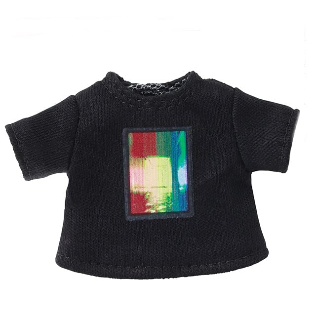 Azone Picco Neemo Wear 1/12 Graphic T-Shirt Black Rainbow Doll Accessory