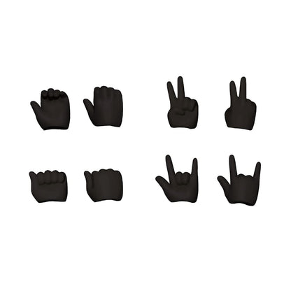 Genesis Piccodo Series Pic-H001Pb Alternative Hands Set A Pure Black- Japan Figure Store - #1 Bring To You The Best Japanese Goods