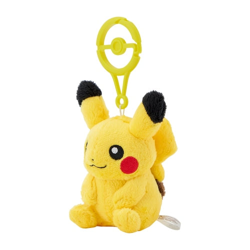 Pokemon Pikachu Mascot Keychain with Carabiner Clip for Easy Attachment