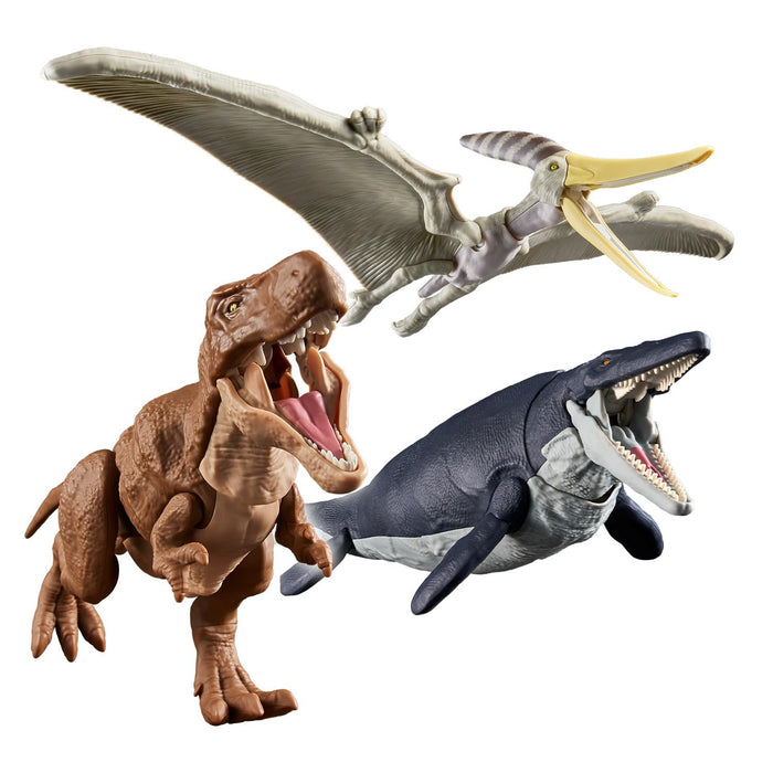 Bandai Plannosaurus Dinosaur Set: Land Sea and Air Adventure Pack