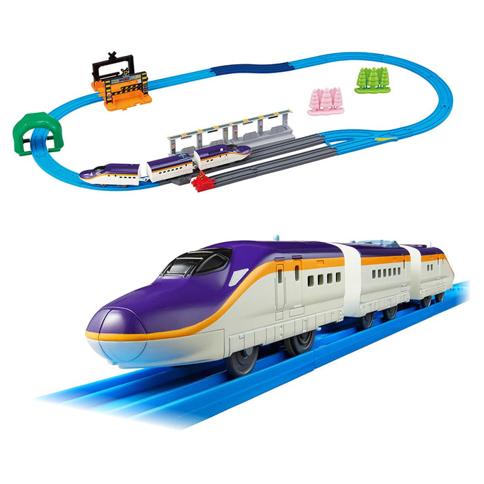 Takara Tomy Plarail E8 Series Tsubasa Tomica Arch Crossing Set