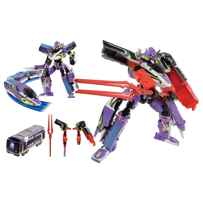 Tomy Plarail Shinkalion Z 500 Μsky Type Eva Transforming Robot Train