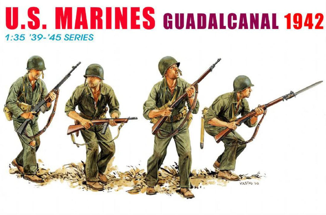 Tamiya 1/35 WWII US Marines Guadalcanal 1942 Plastic Model Kit Dr6379