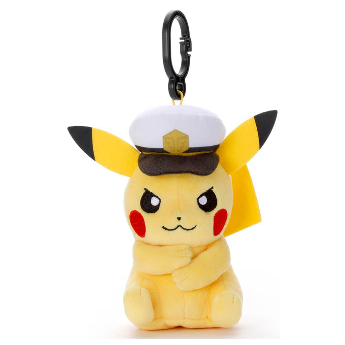 Takaratomy Arts Pokemon Captain Pikachu Sound Plush Toy 15Cm Height