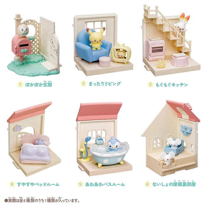 Takara Tomy Pocket Monsters Pokepeace Collection House Peaceful Life Set
