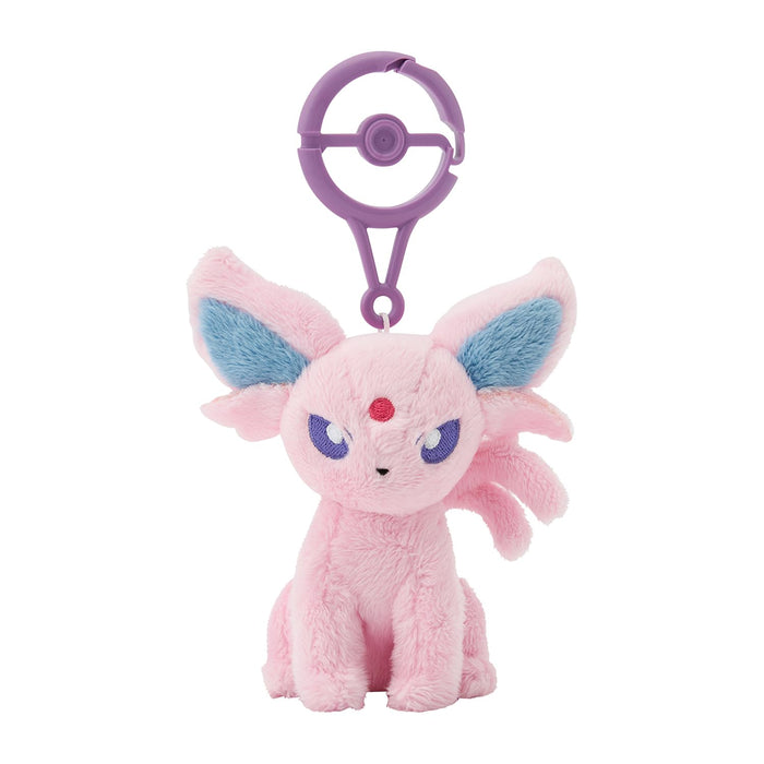 Pokemon Center Espeon Plush Mascot Keychain with Carabiner Japan Edition- Japan Figure Store - #1 Bring To You The Best Japanese Goods