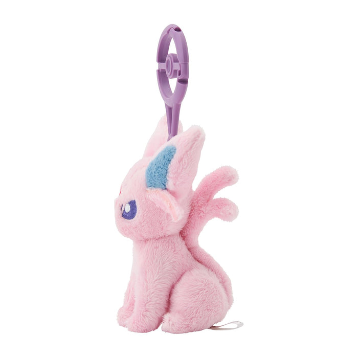 Pokemon Center Espeon Plush Mascot Keychain with Carabiner Japan Edition- Japan Figure Store - #1 Bring To You The Best Japanese Goods