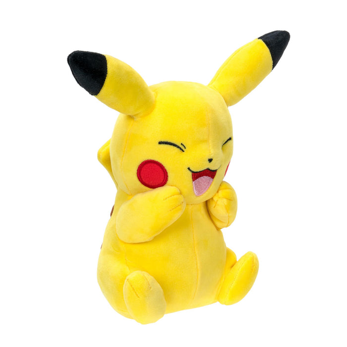 Pikachu en peluche de 20 cm riant de Jazzwares, jouet pour enfants et collectionneurs