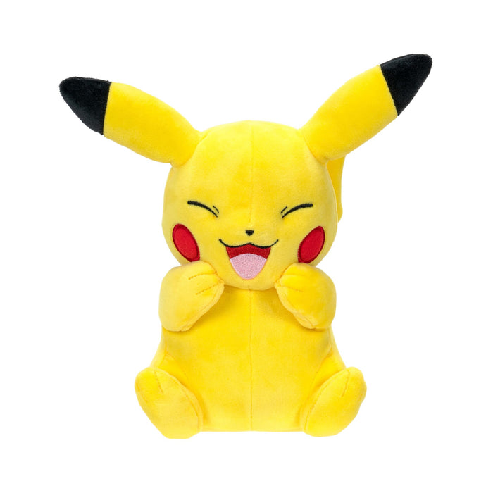 Pikachu en peluche de 20 cm riant de Jazzwares, jouet pour enfants et collectionneurs