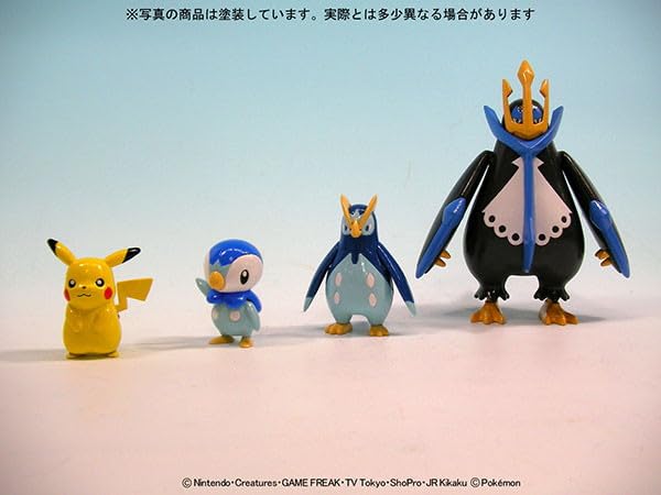 Bandai Spirits Pokemon Model No.6 Empoleon Evolution Set New Package Version