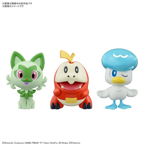 Pokemon Quick Model Kit Set Meowha Squass Hogtat Collection