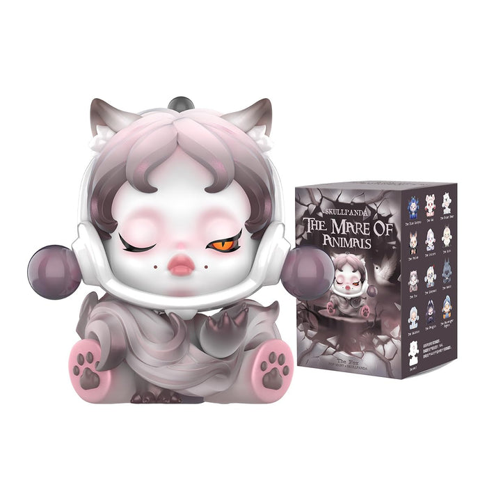 Figurine Pop Mart Skullpanda Mare of Animals Series - Jouet de collection 1 pièce