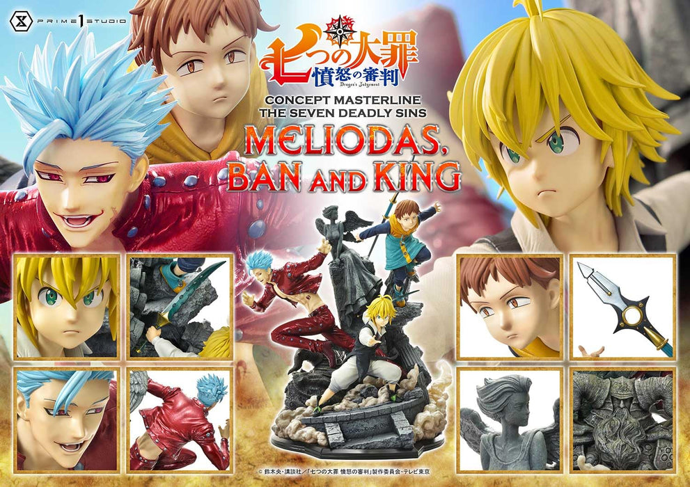 Prime 1 Studio 1/6 Scale Meliodas Figure Seven Deadly Sins 55cm Polystone