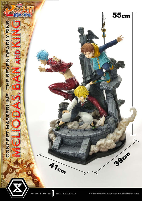 Prime 1 Studio 1/6 Scale Meliodas Figure Seven Deadly Sins 55cm Polystone