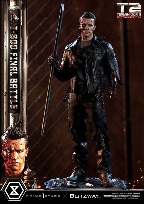 Prime 1 Studio T-800 Final Battle 1/3 Scale Figure 74.7cm Terminator 2 Model