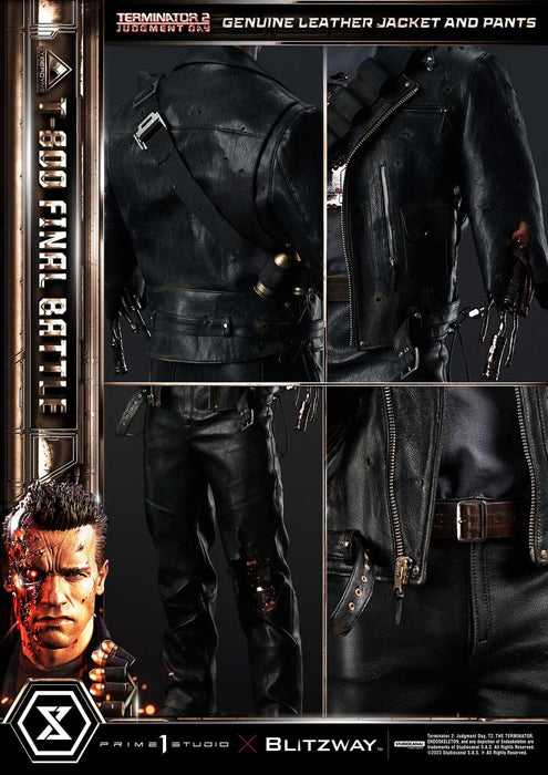 Prime 1 Studio T-800 Final Battle 1/3 Scale Figure 74.7cm Terminator 2 Model