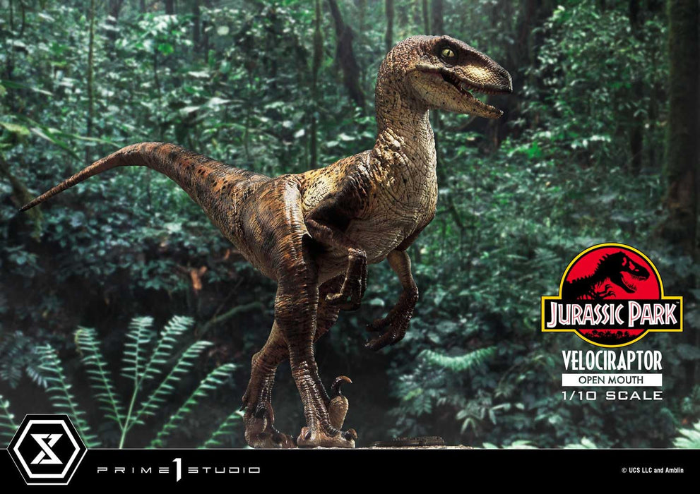 Prime 1 Studio Jurassic Park Velociraptor Open Mouth Figure Collectible