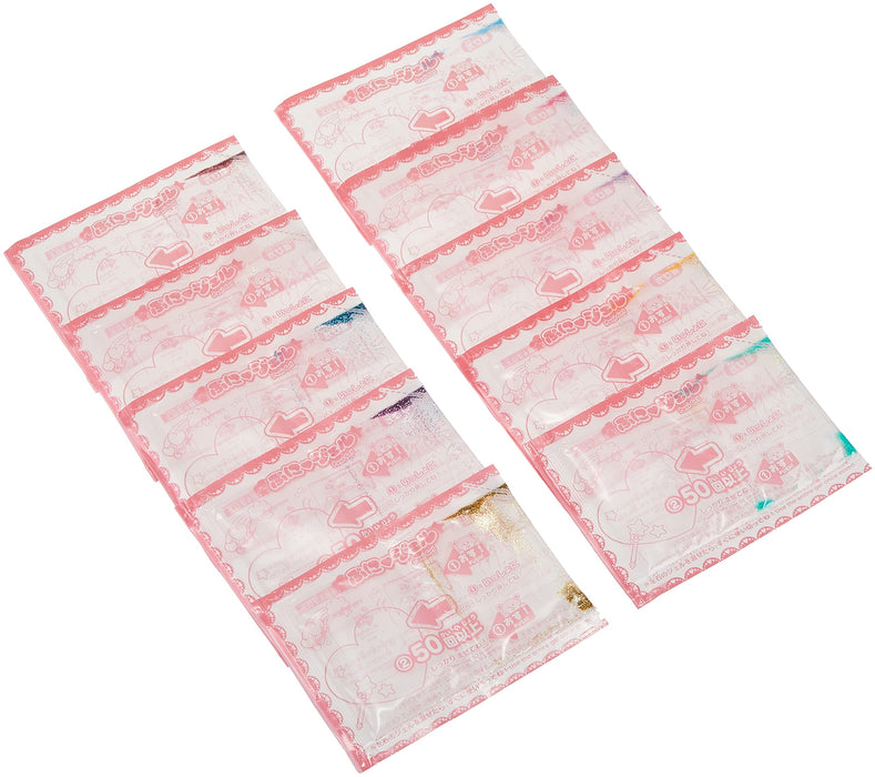 Sega Fave Punigel Glitter Gel 10 Pack Set - Exclusive Vibrant Colors- Japan Figure Store - #1 Bring To You The Best Japanese Goods