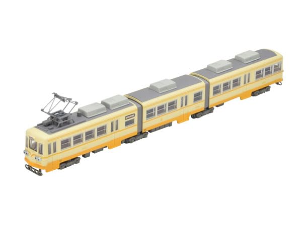 Collection ferroviaire Tomytec : Chemin de fer électrique Chikuho série 2000 2005 jaune