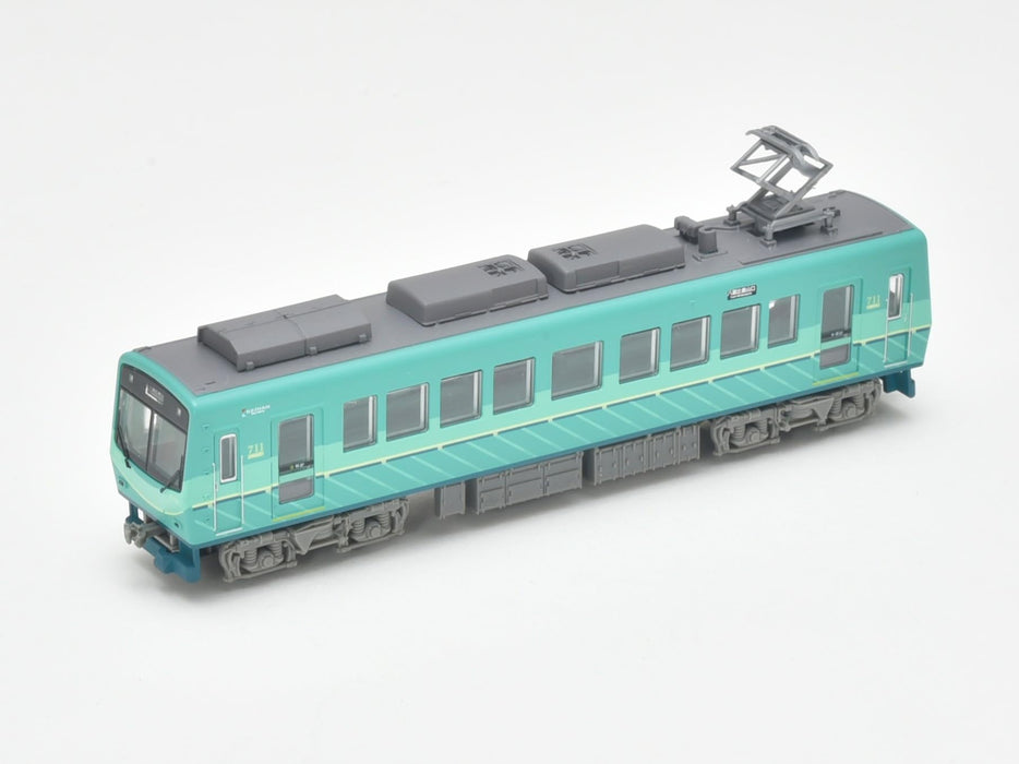 Fournitures de diorama vertes pour wagon de renouvellement de la série 700 du chemin de fer Eizan de Tomytec n° 711