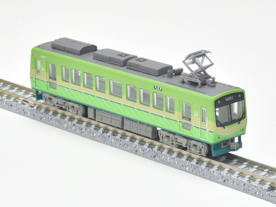 Tomytec Railway Collection Eizan Series 700 Car No. 712 Green Diorama Supplies