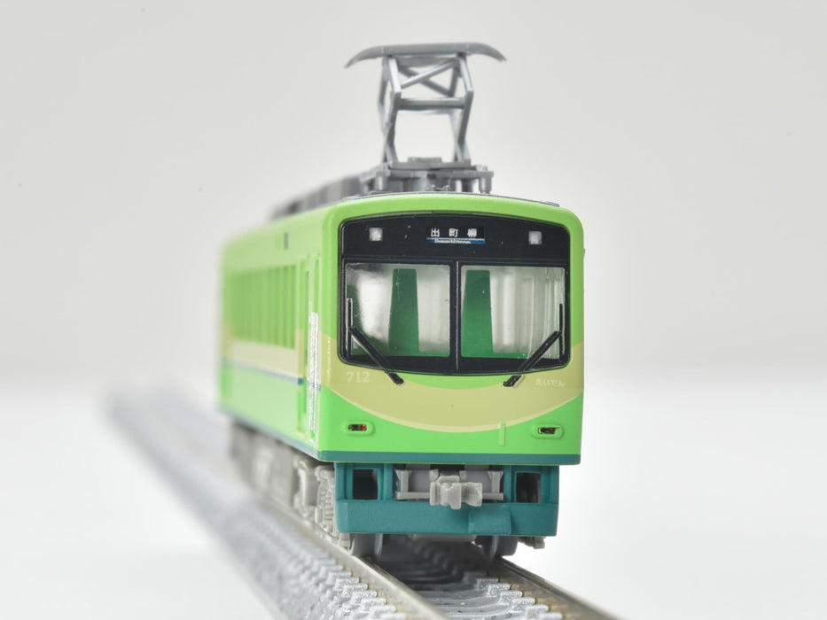 Tomytec Railway Collection Eizan Series 700 Car No. 712 Green Diorama Supplies