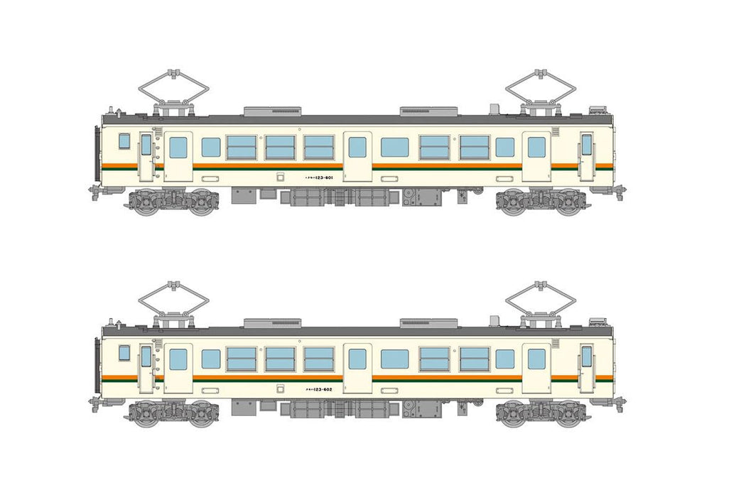 Tomytec Railway Collection Tetsuro Jr 123 Série 600 Ensemble de 2 voitures Fournitures de diorama