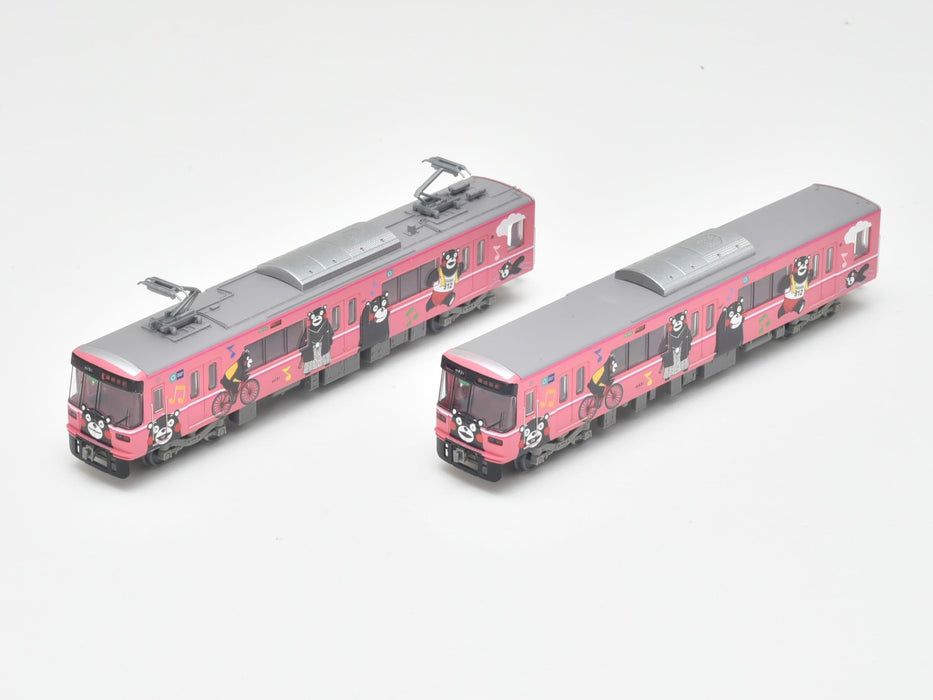 Tomytec Railway Collection: Kumamon Kumamoto Railway 03 Type 2 Car Set