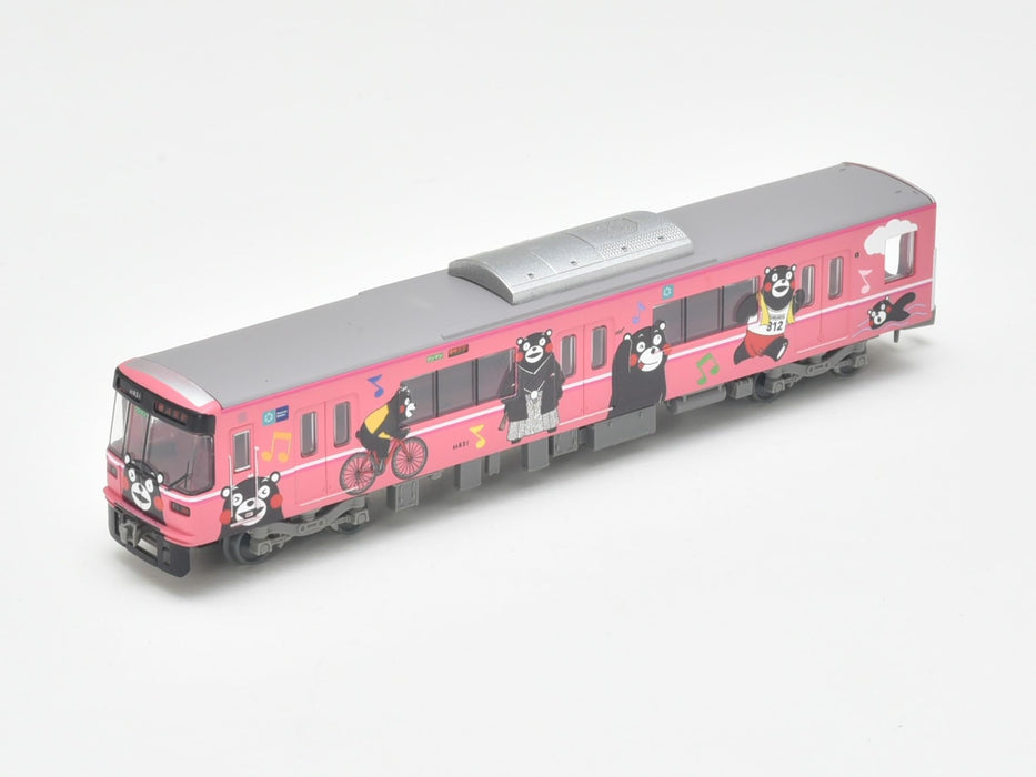 Collection ferroviaire Tomytec : Coffret de wagons Kumamon Kumamoto Railway 03 Type 2