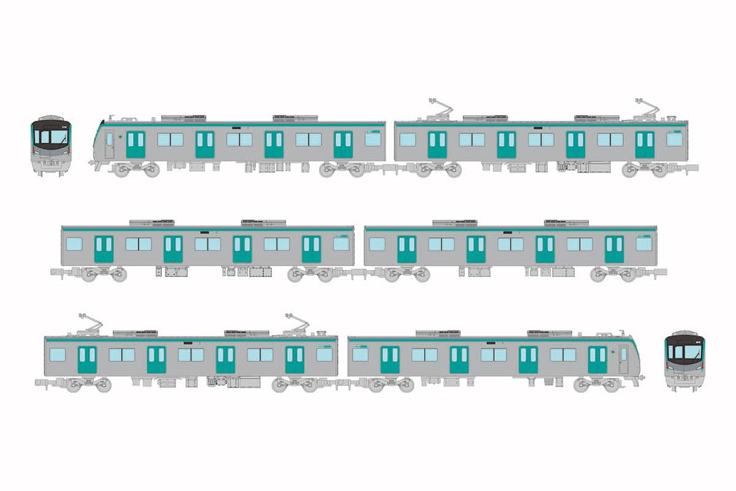 Tomytec Railway Collection Tetsuro Kyoto Karasuma Linie 20 Serie 6-Wagen-Set