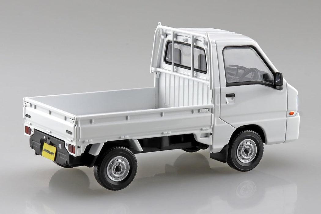 Aoshima Rakupla Snap Kit 05 Subaru Sambar Truck Model Frost White