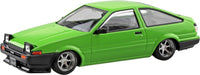 Aoshima Rakupla Snap Kit Toyota Sprinter Trueno Custom Green Model Car- Japan Figure Store - #1 Bring To You The Best Japanese Goods